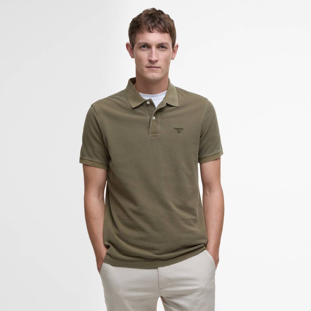 Barbour Washed Out Men's Sports Polo Shirt