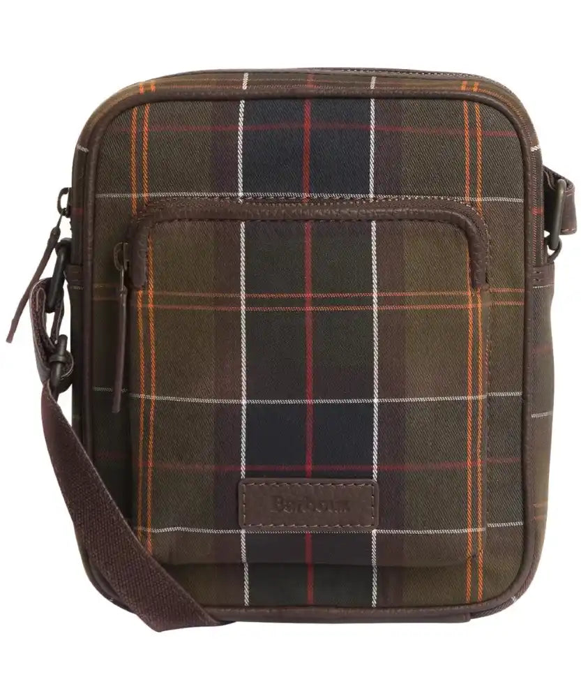Tartan & Leather Crossbody Bag (Classic Tartan)