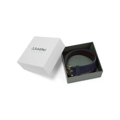Schoffel Padley Suede Belt (Navy)