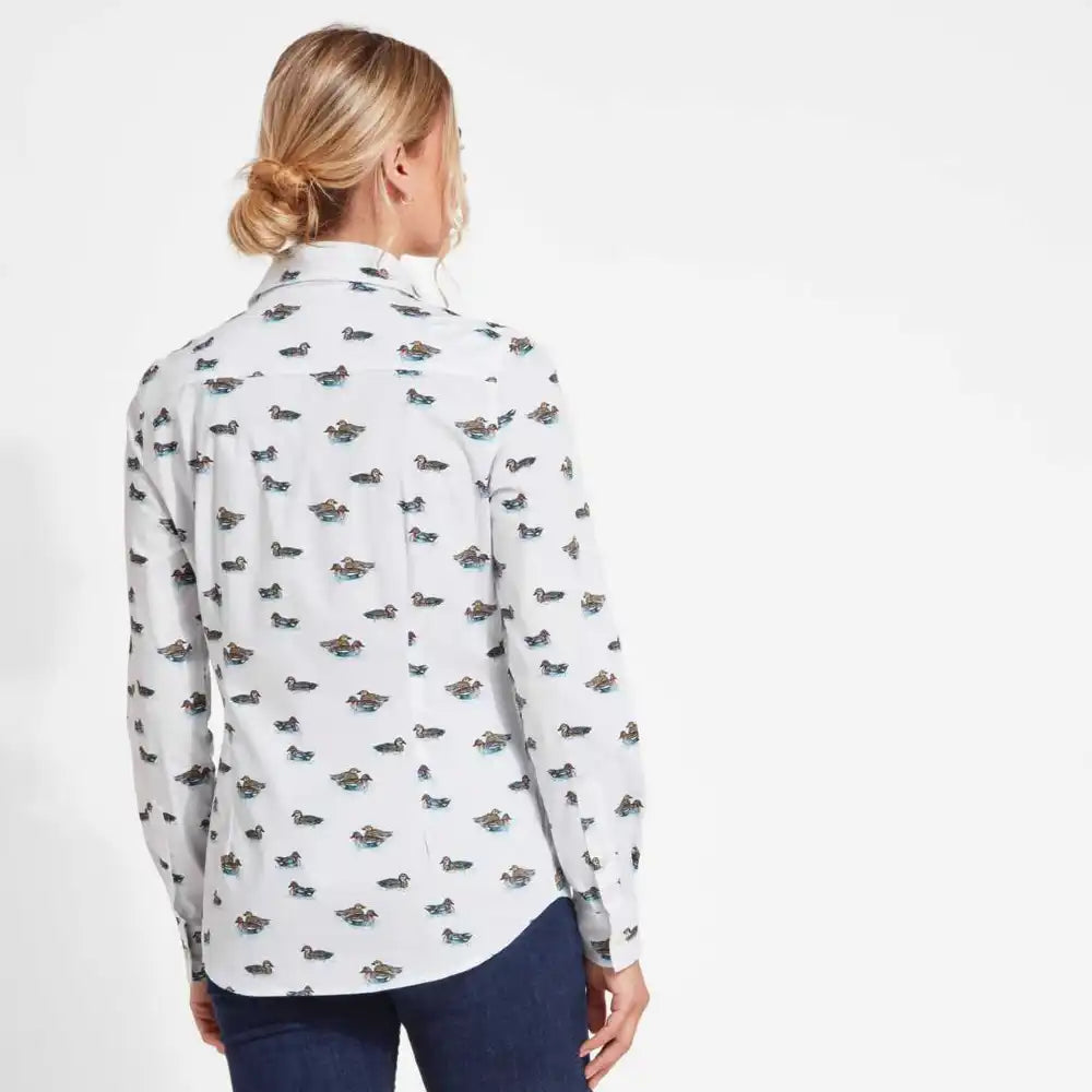 Ladies Norfolk Shirt (Teal)