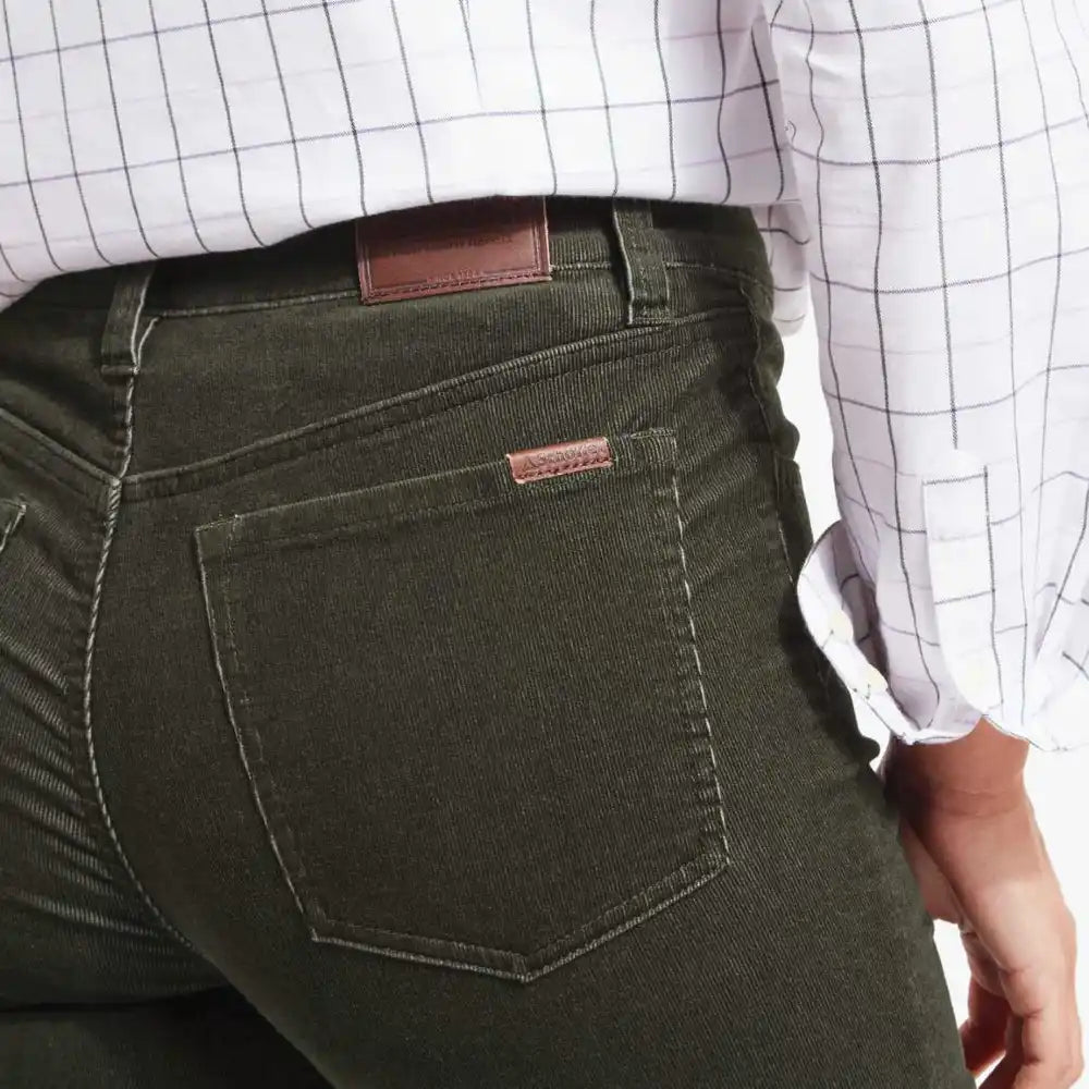 Schoffel Ladies Clover Cord Jeans (Forest)