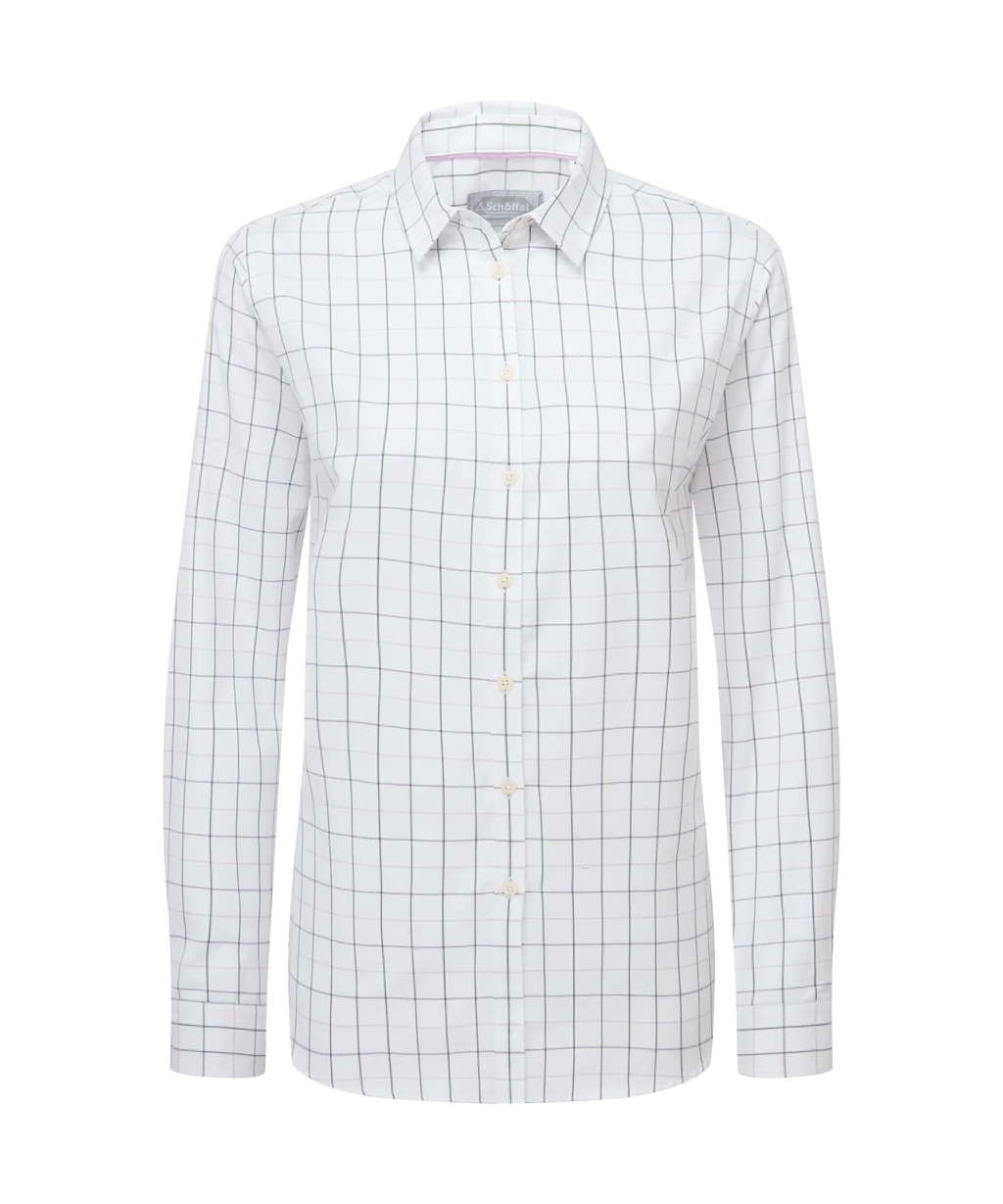 Schoffel Ladies Blakeney Shirt (Bramble Check)