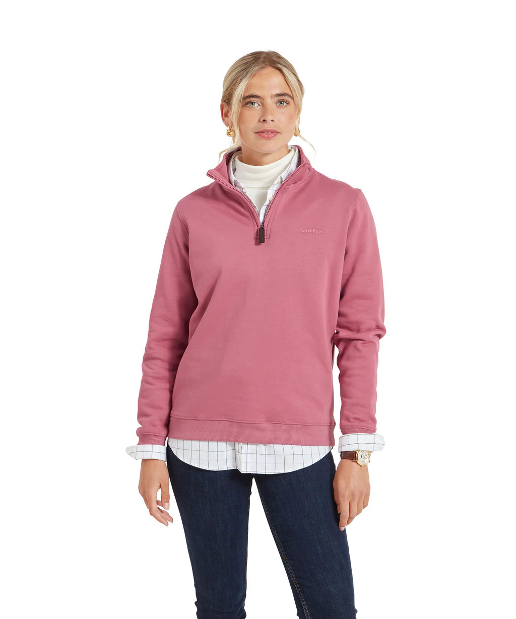 Schoffel Sennen Cove Sweatshirt (Dark French Rose)