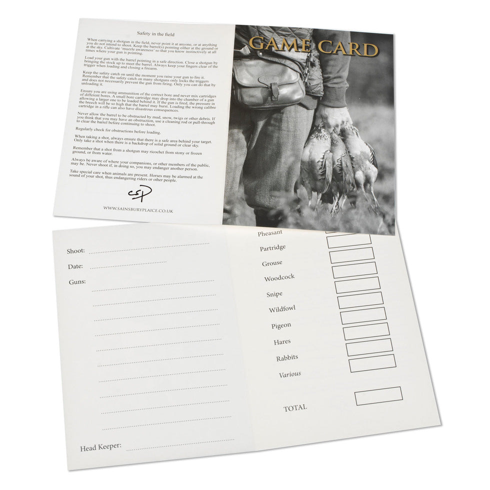 Gamecards 10 Shoot Game Cards