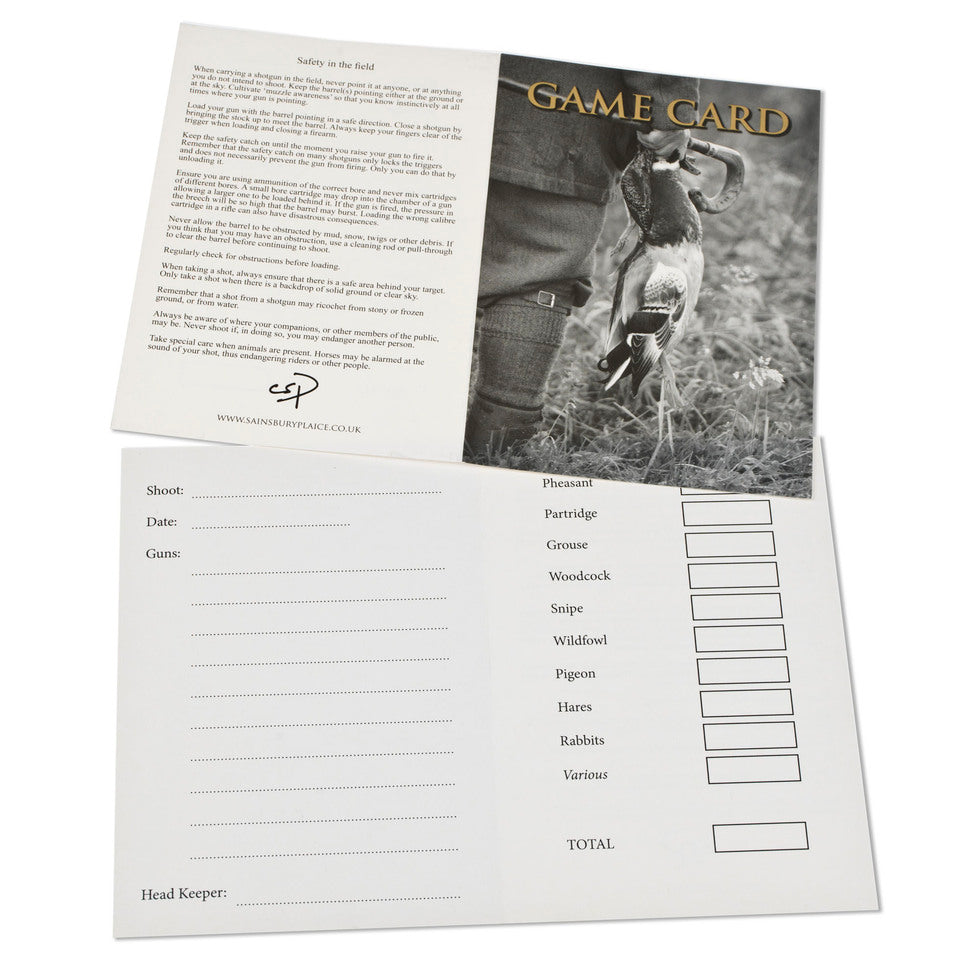 Gamecards 10 Shoot Game Cards