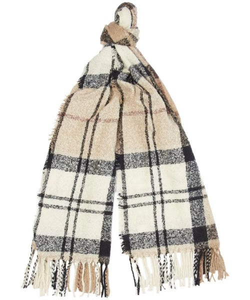 Barbour Vintage Winter Plaid Scarf (Rosewood)