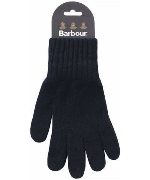 Barbour Lambswool Gloves (Navy)