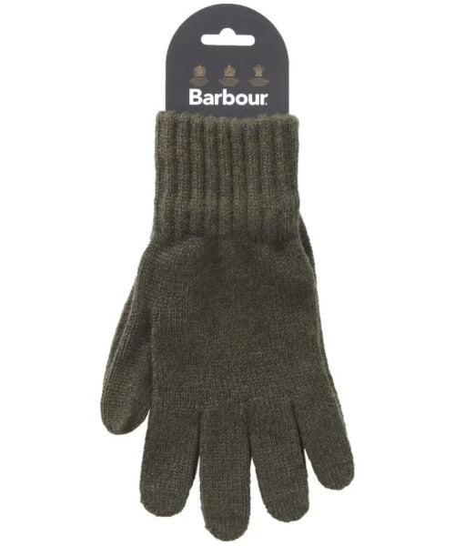 Barbour Lambswool Gloves (Olive)