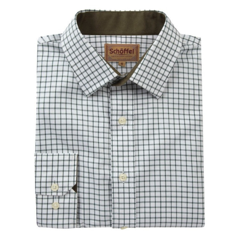 Schoffel Cambridge Classic Shirt (Dark Olive)