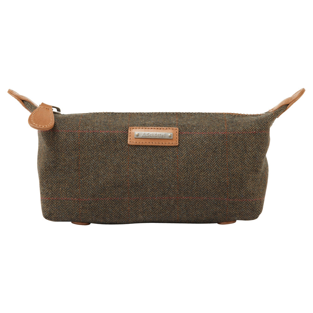 Schoffel Tweed Wash Bag (Windsor Tweed)