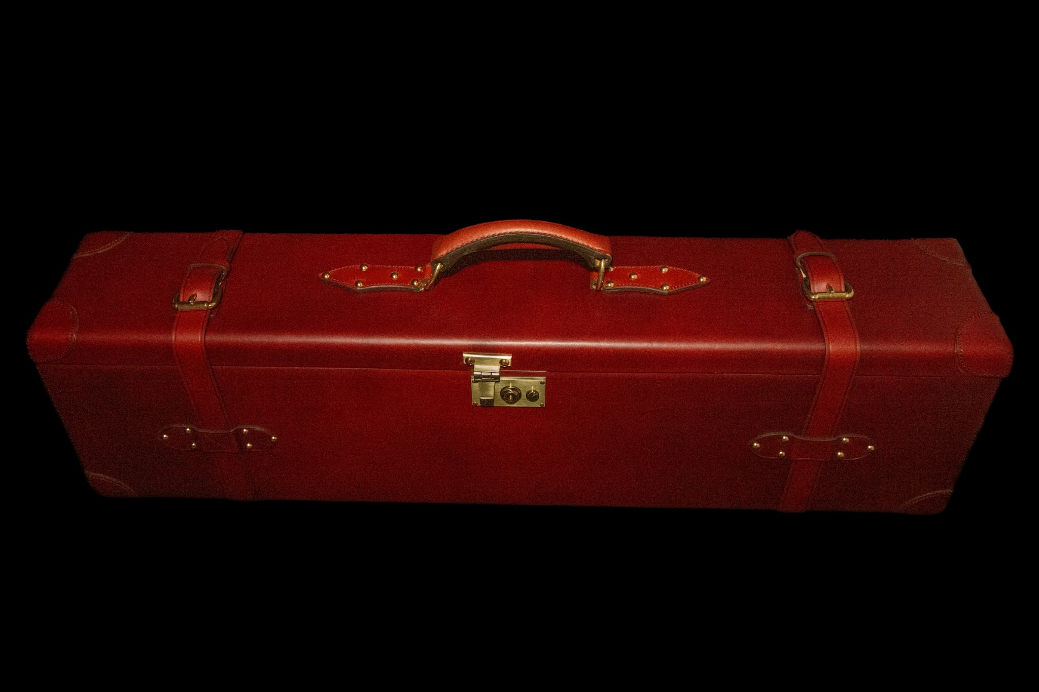 Sportarm Deluxe Double Leather Shotgun Case
