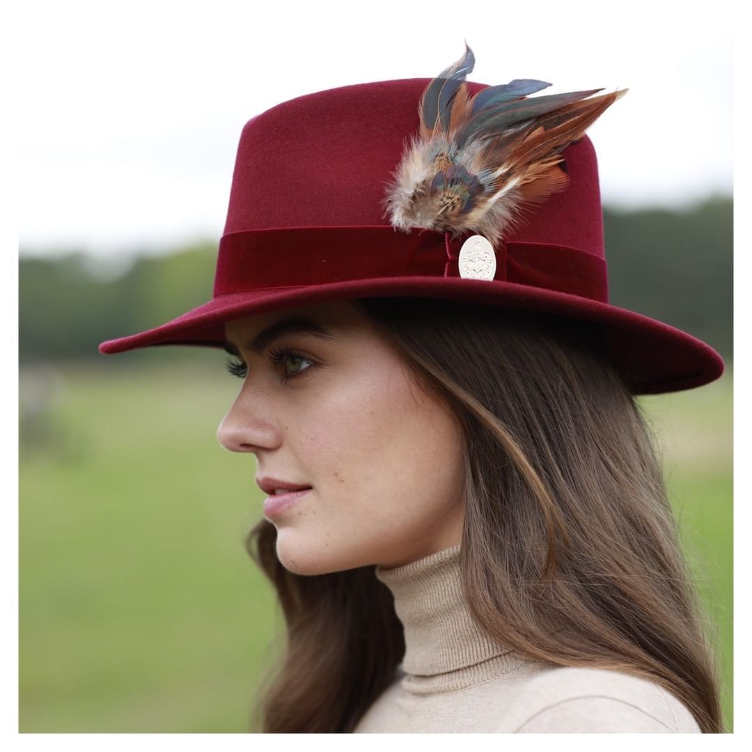 Chelsworth Fedora (Maroon)