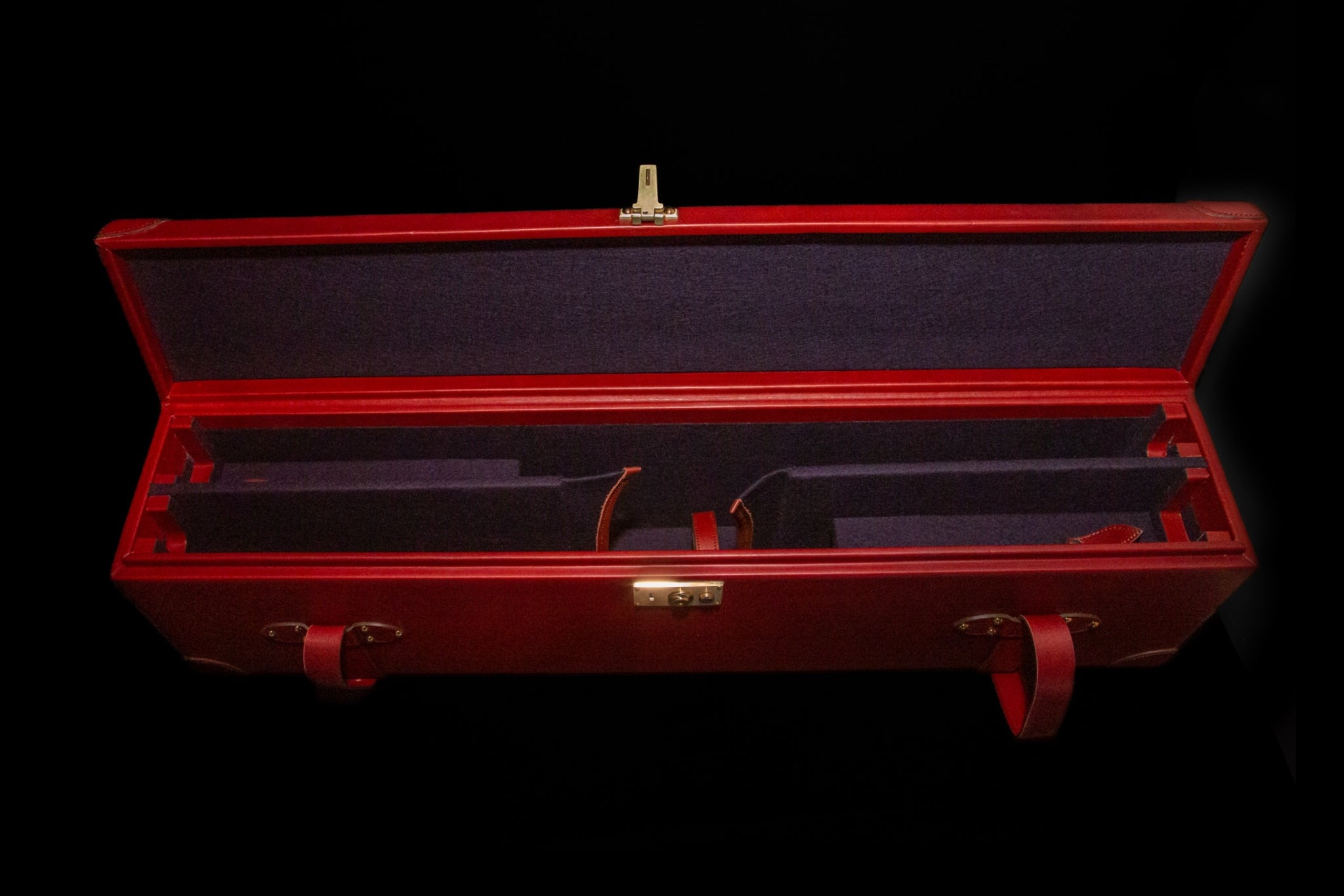 Sportarm Deluxe Double Leather Shotgun Case
