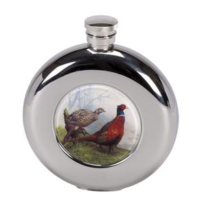 Bisley 4.5oz Round Stainless Steel Hip Flask