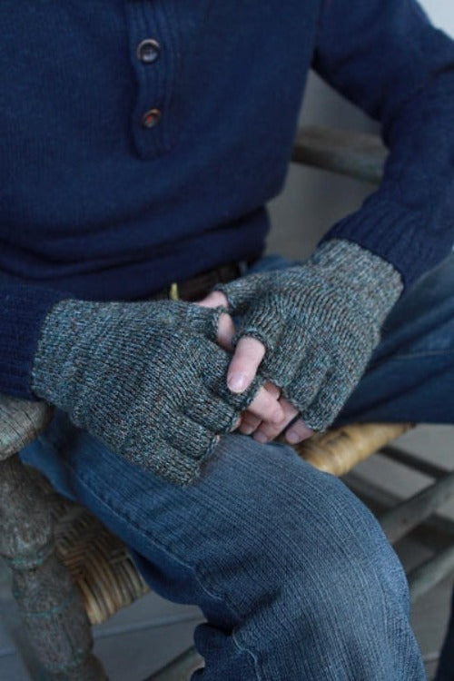 Barbour Fingerless Gloves (Green)