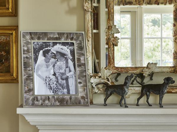 Duck Feather & Glass Photo Frame