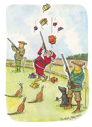 Oliver Preston Christmas Card 10 Pack