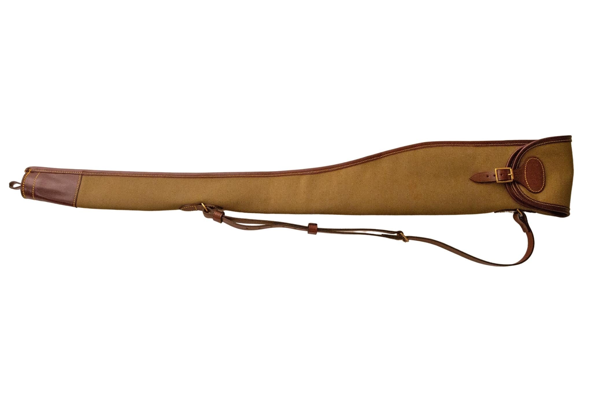 Handmade Soft Canvas Gun Slip (Green)