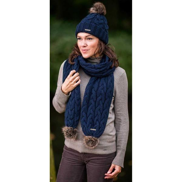 Katrien Beanie Hat (Navy Blue)