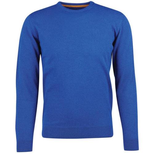 Essential Lambswool Crew Neck Jumper (Bright Blue)