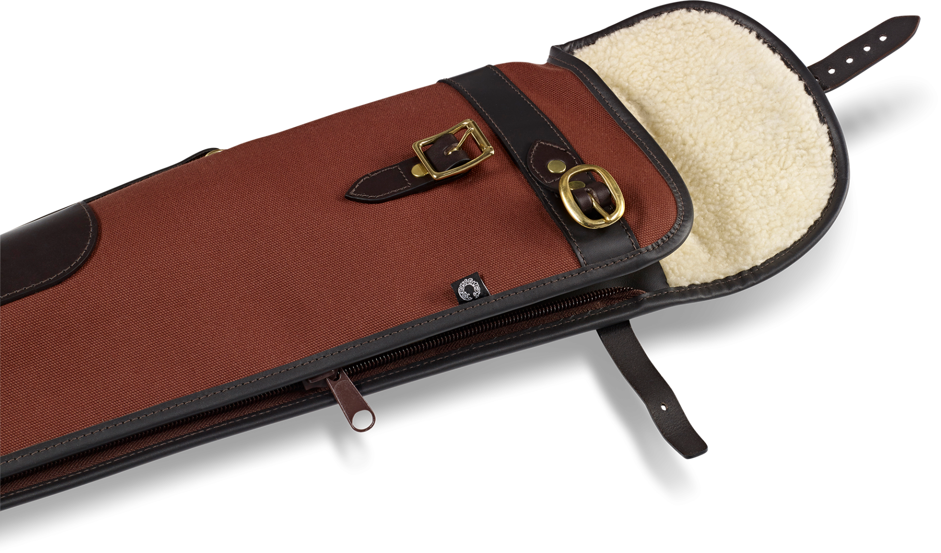 Croots Rosedale Canvas Slip With Flap/Zip (Fox Tan)