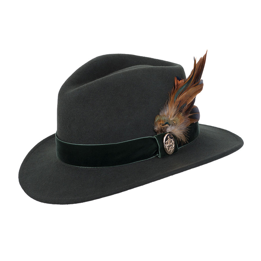 Chelsworth Fedora (Olive Green)