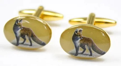 Fox Country Cufflinks (Gold)