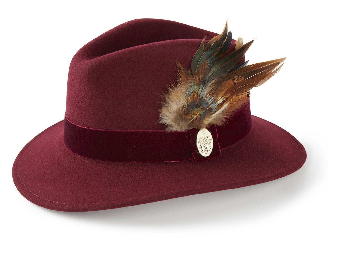 Chelsworth Fedora (Maroon)