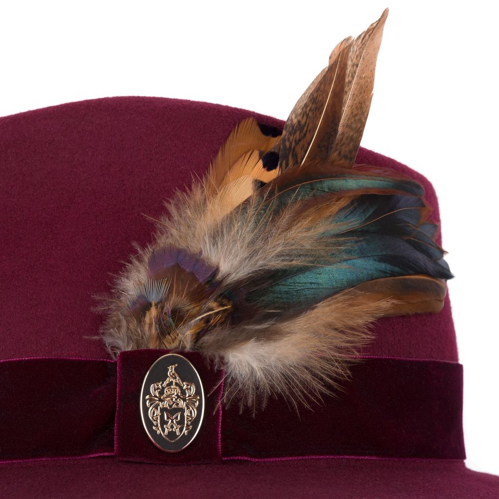 Chelsworth Fedora (Maroon)