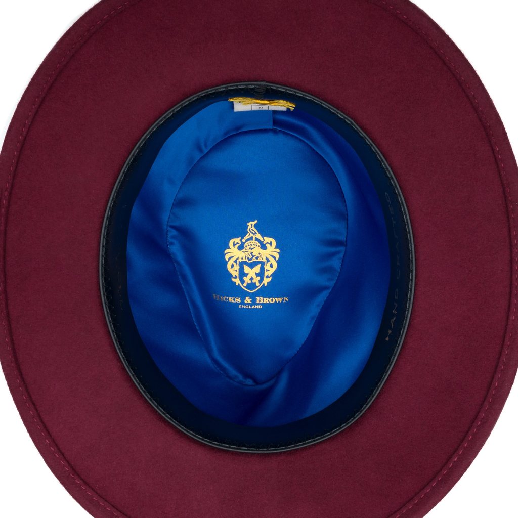 Chelsworth Fedora (Maroon)