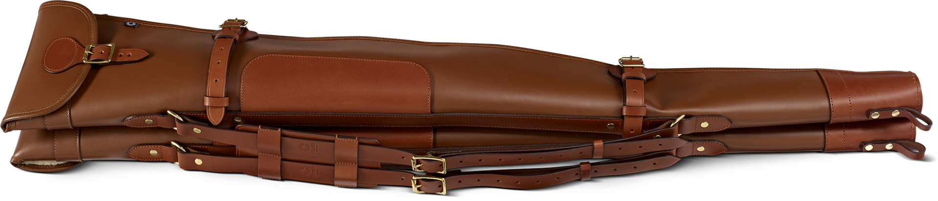 Croots Byland Leather Double Slip Flap/Zip (London Tan)