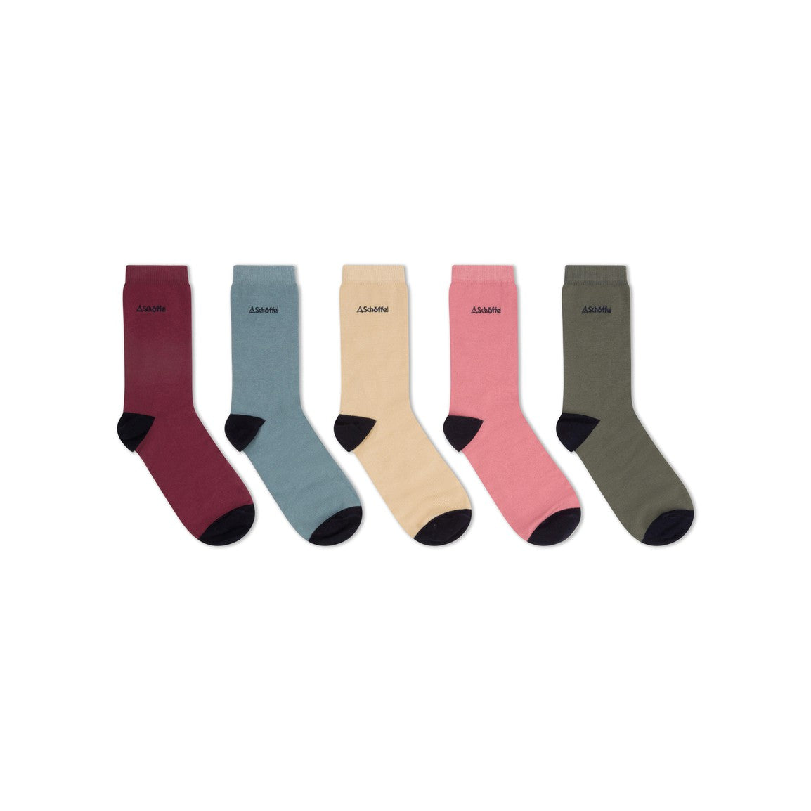 Schoffel Ladies Bamboo Sock ( 5 ) Logo Oat Mix