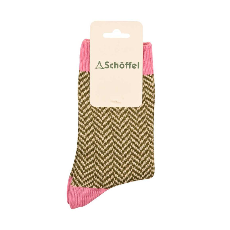 Schoffel Ladies Halkirk Sock (Pink/Blue)