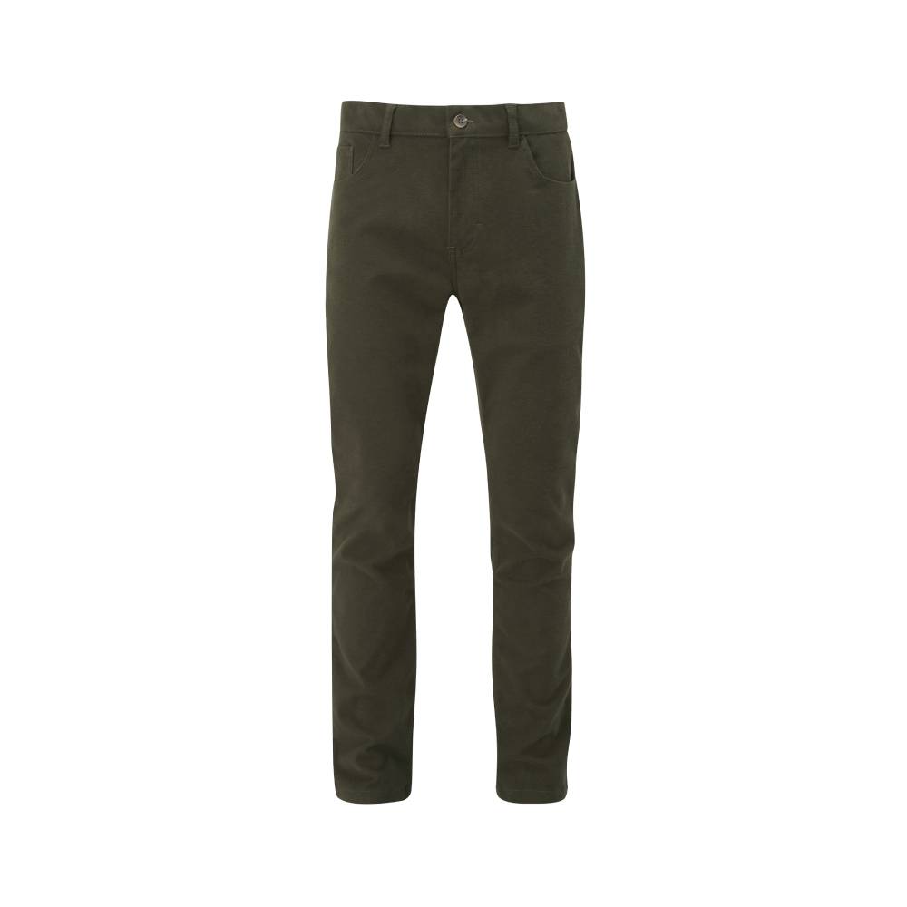 Men's Trouser in Green Moleskin