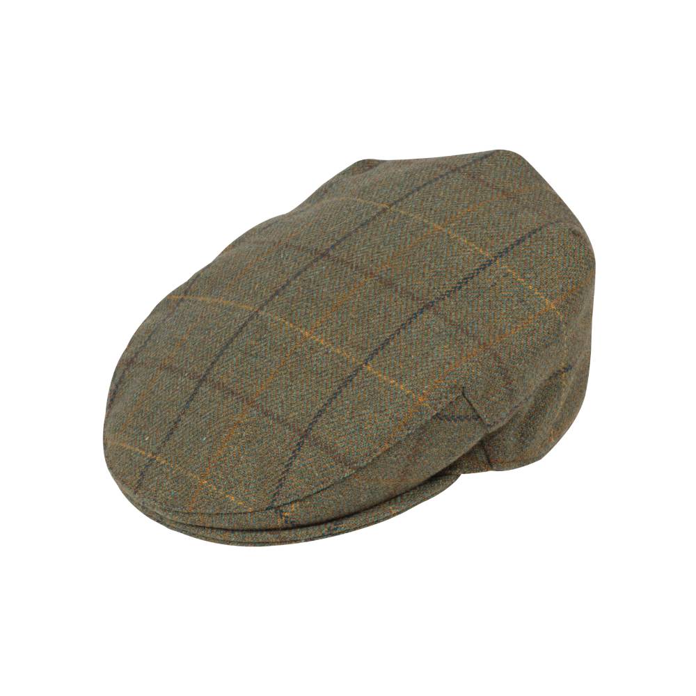 Alan Paine Rutland Tweed Cap (Dark Moss)
