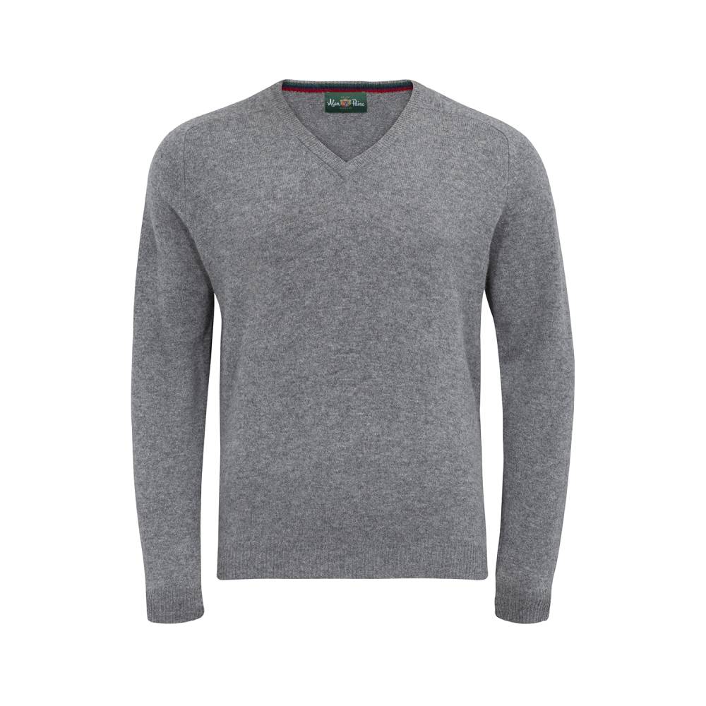 Alan Paine Streetly V Neck (Grey Mix)
