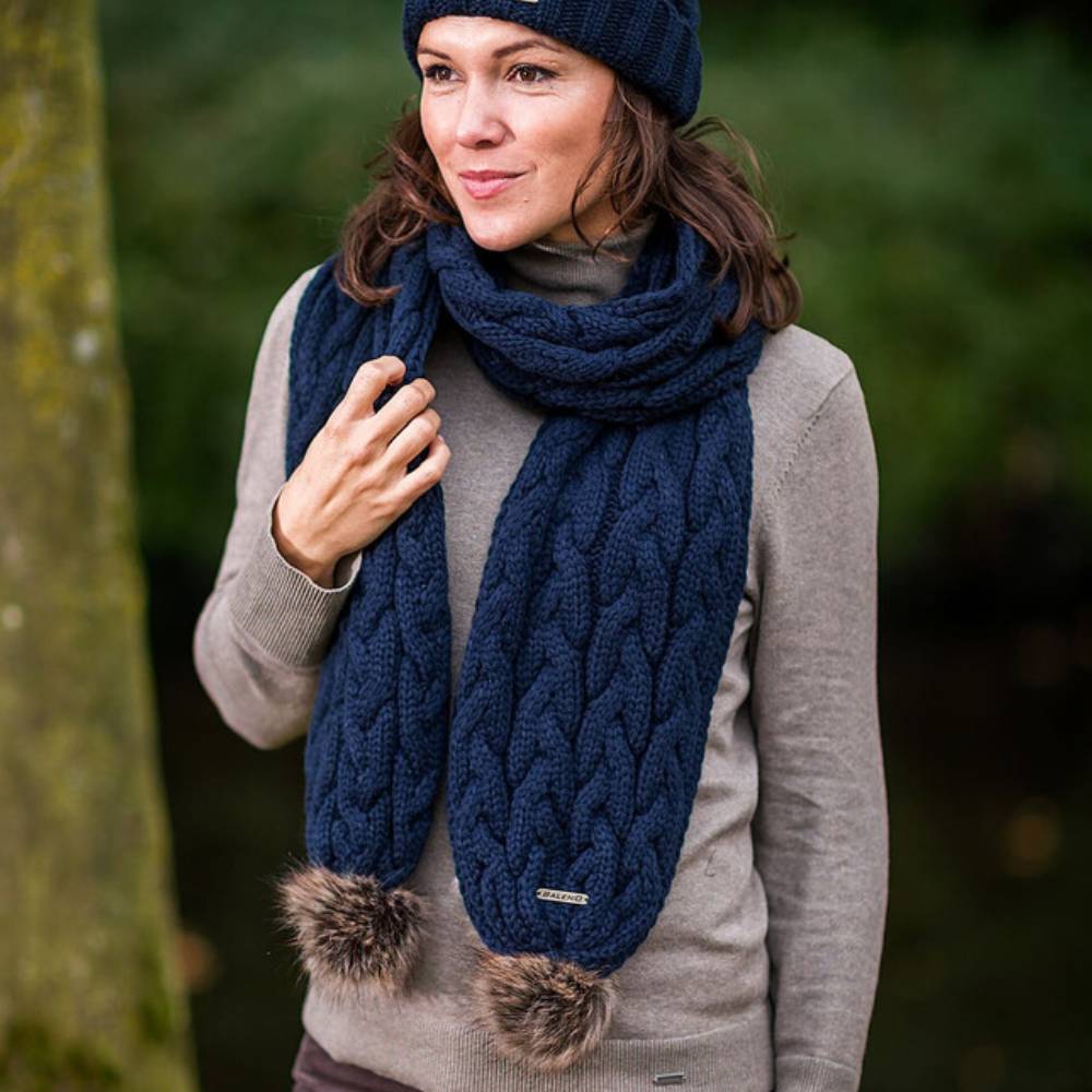 Baleno Louise Scarf (Navy)