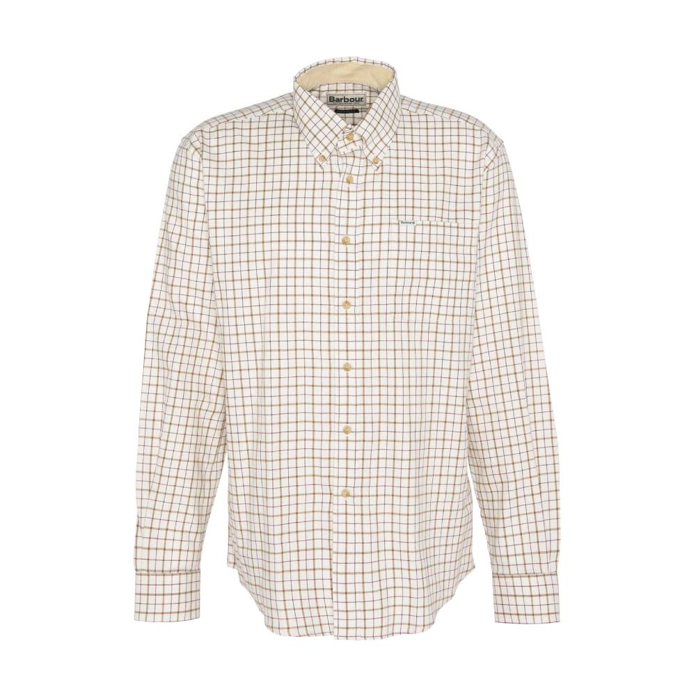 Barbour Bank Tattersall Regular Men's Shirt (Merlot)