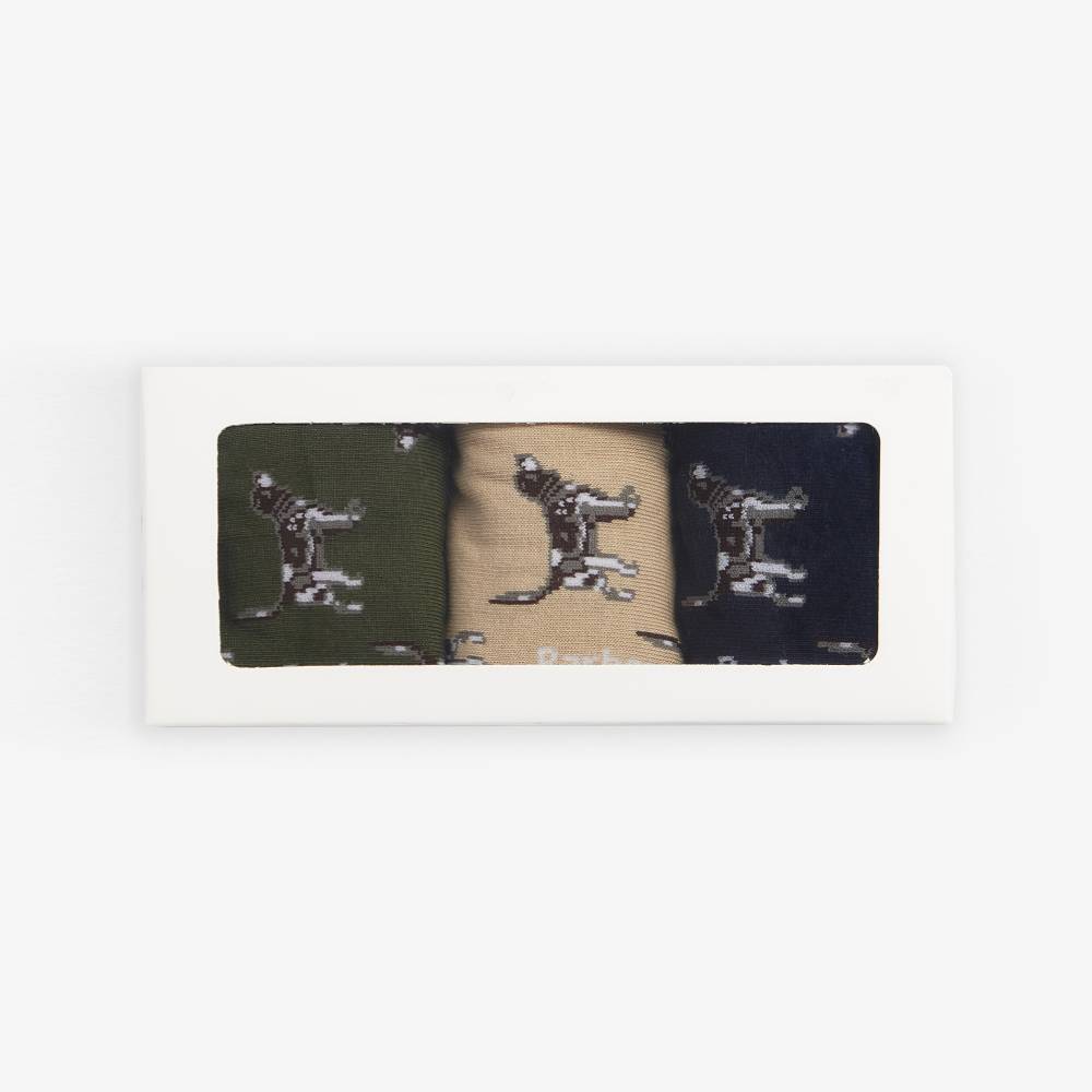 Barbour Cotton Socks in Gift Box