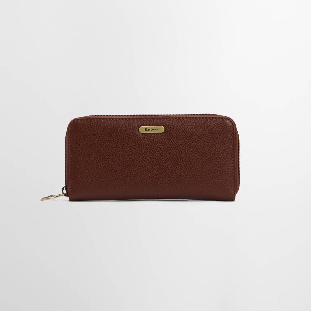 Brown wallet with Barbour Branding
