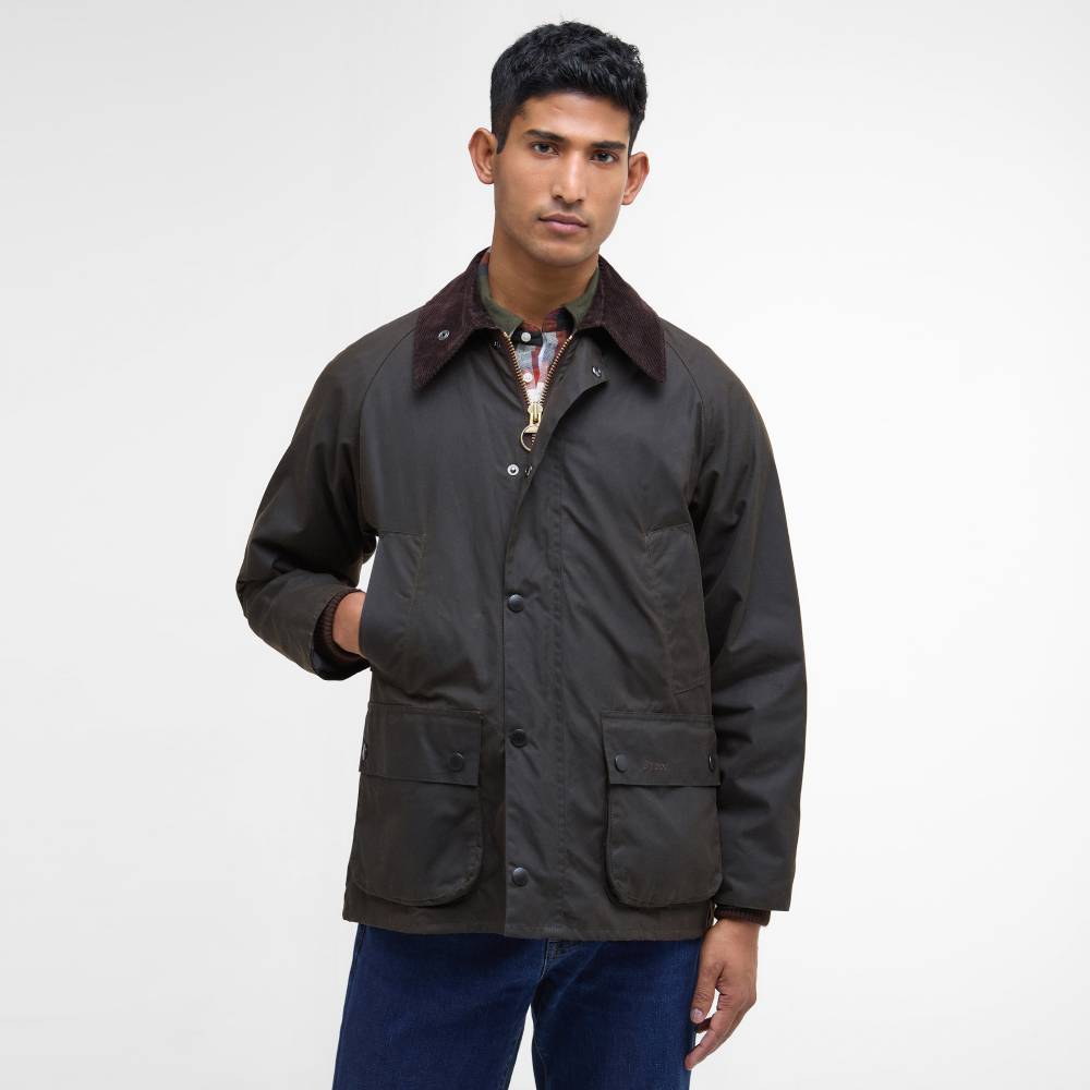 Men's Wax Jacket with Handwarmer Pockets