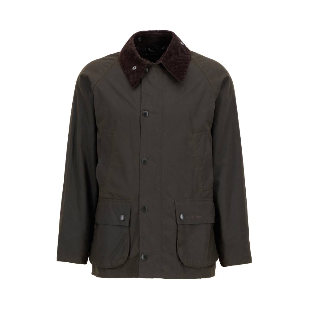 Barbour Wax Jacket with Corduroy Collar