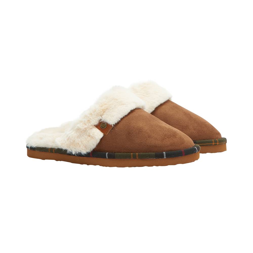 Barbour Claudia Mule Slipper (Camel)