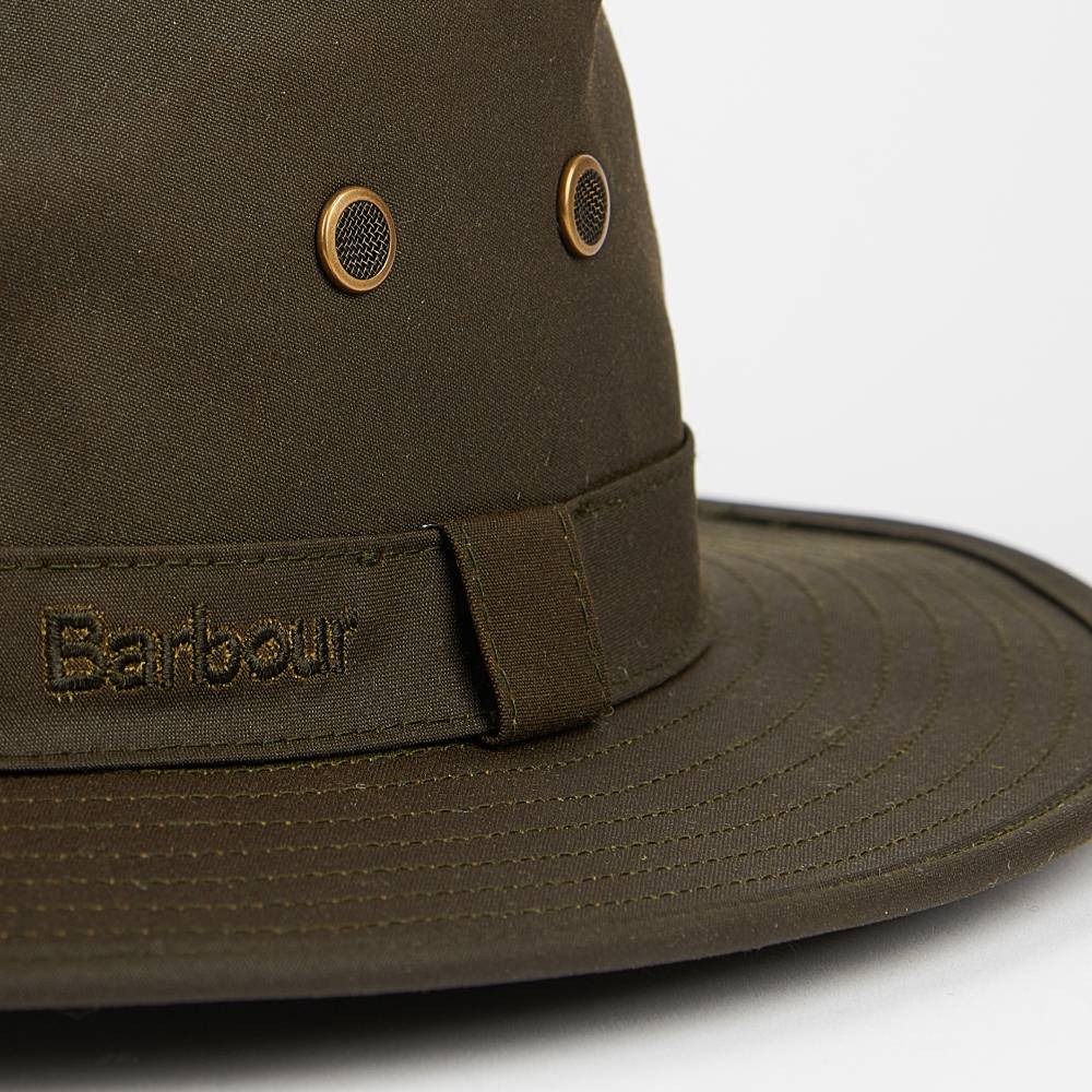 Barbour Wax Hat with Eyelets