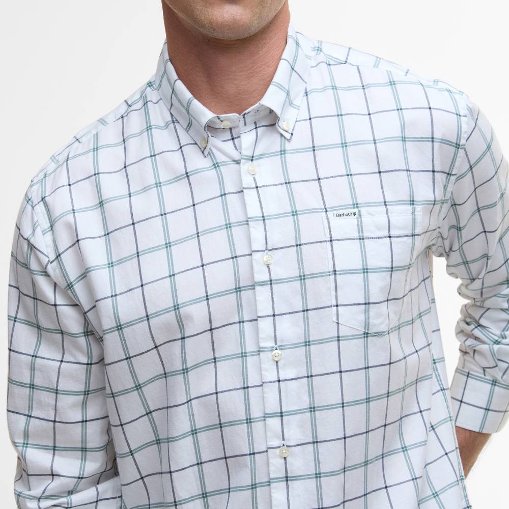 Tattersall Shirt with Button Down Collar