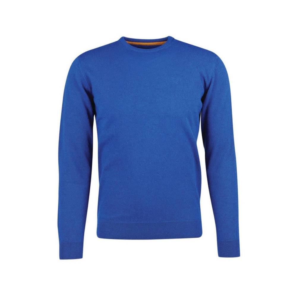 Essential Lambswool Crew Neck Jumper (Bright Blue)
