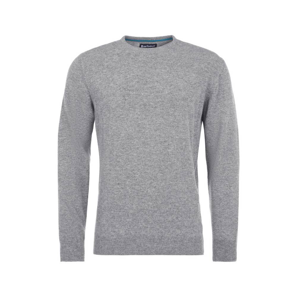 Essential Lambswool Crew Jumper  (Grey)