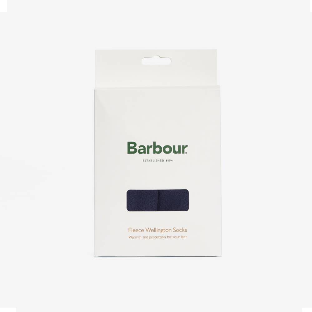 Barbour Fleece Wellington Sock (Navy)