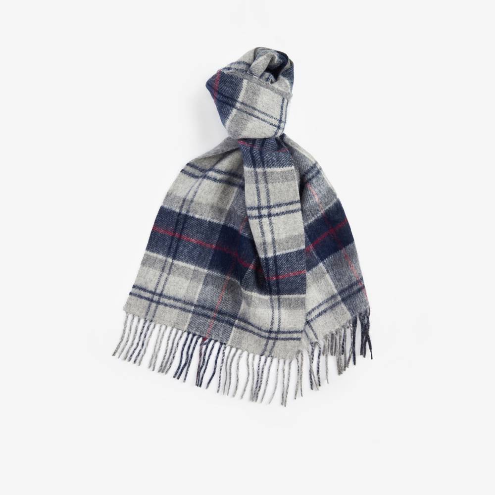 Barbour Galston Tartan Scarf (Blue Granite)