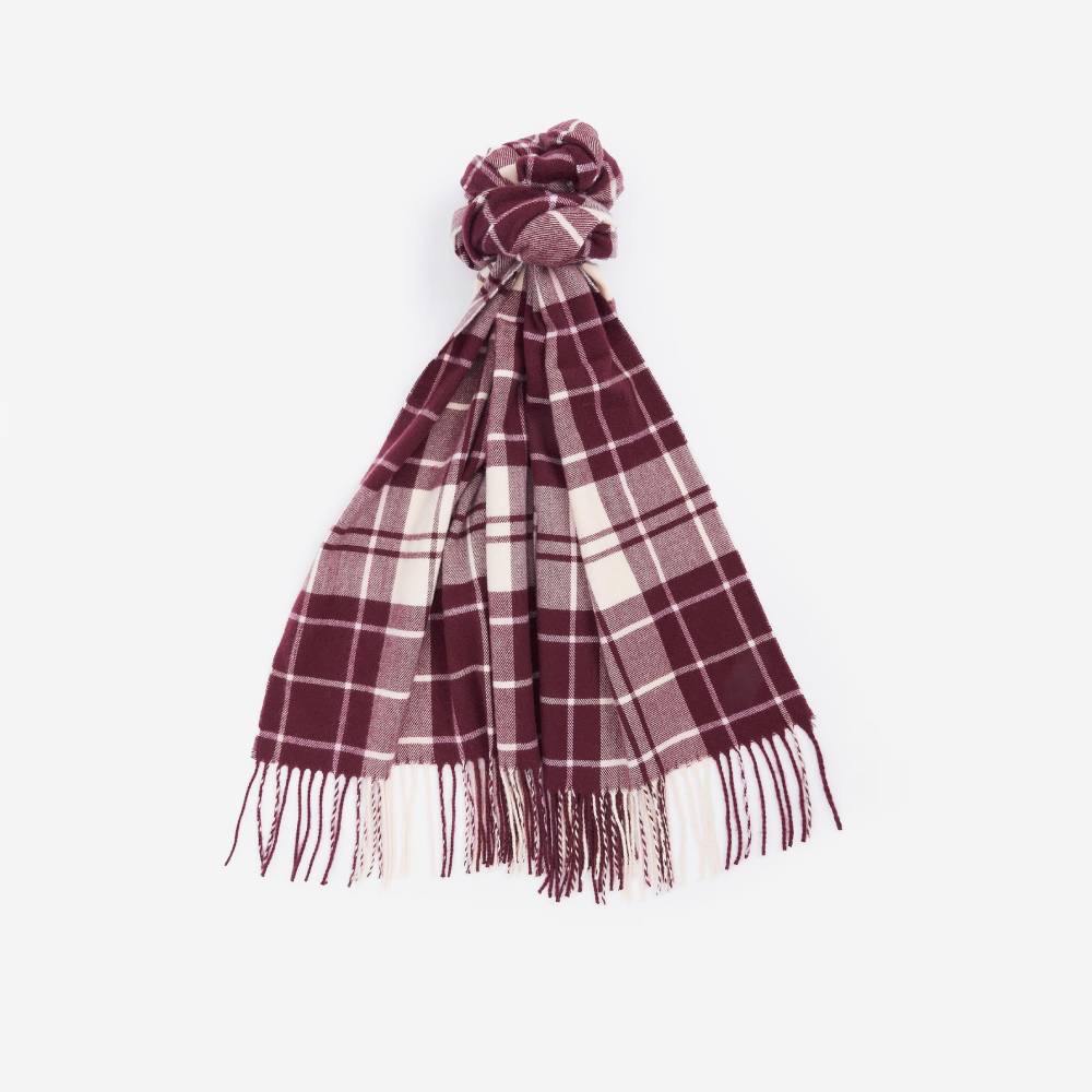Barbour Hailes Tartan Scarf (Cabernet)